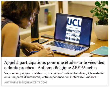 étude sur les aidants proches