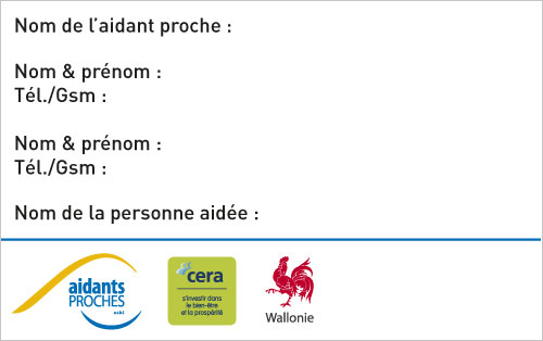 carte urgence aidant proche